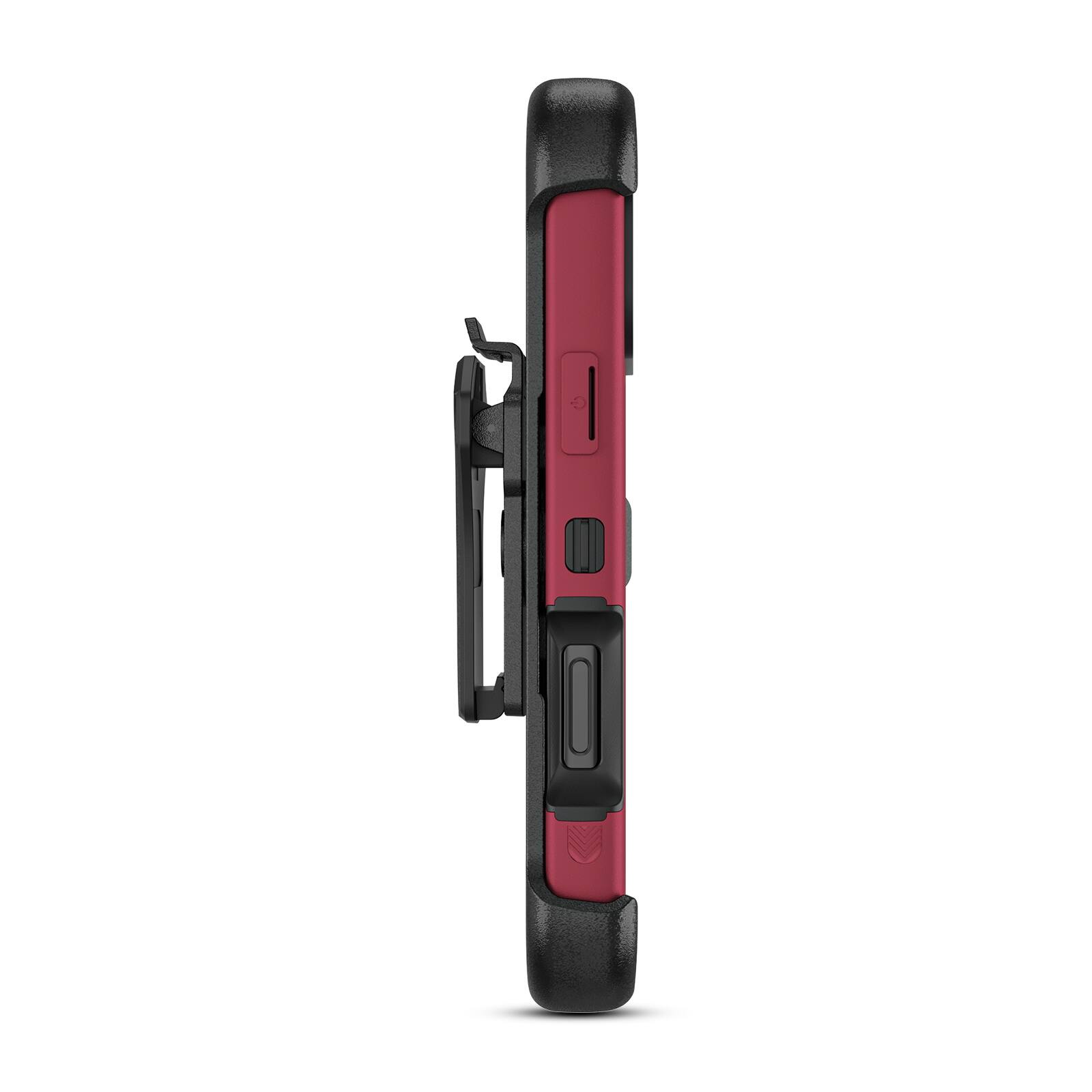 Alt View 3. Mybat Pro - MyBat Pro MagSafe Case w/ Holster and Tempered Glass for Apple iPhone 18 Pro Max / 17 Pro Max - Dark Cherry - Red.