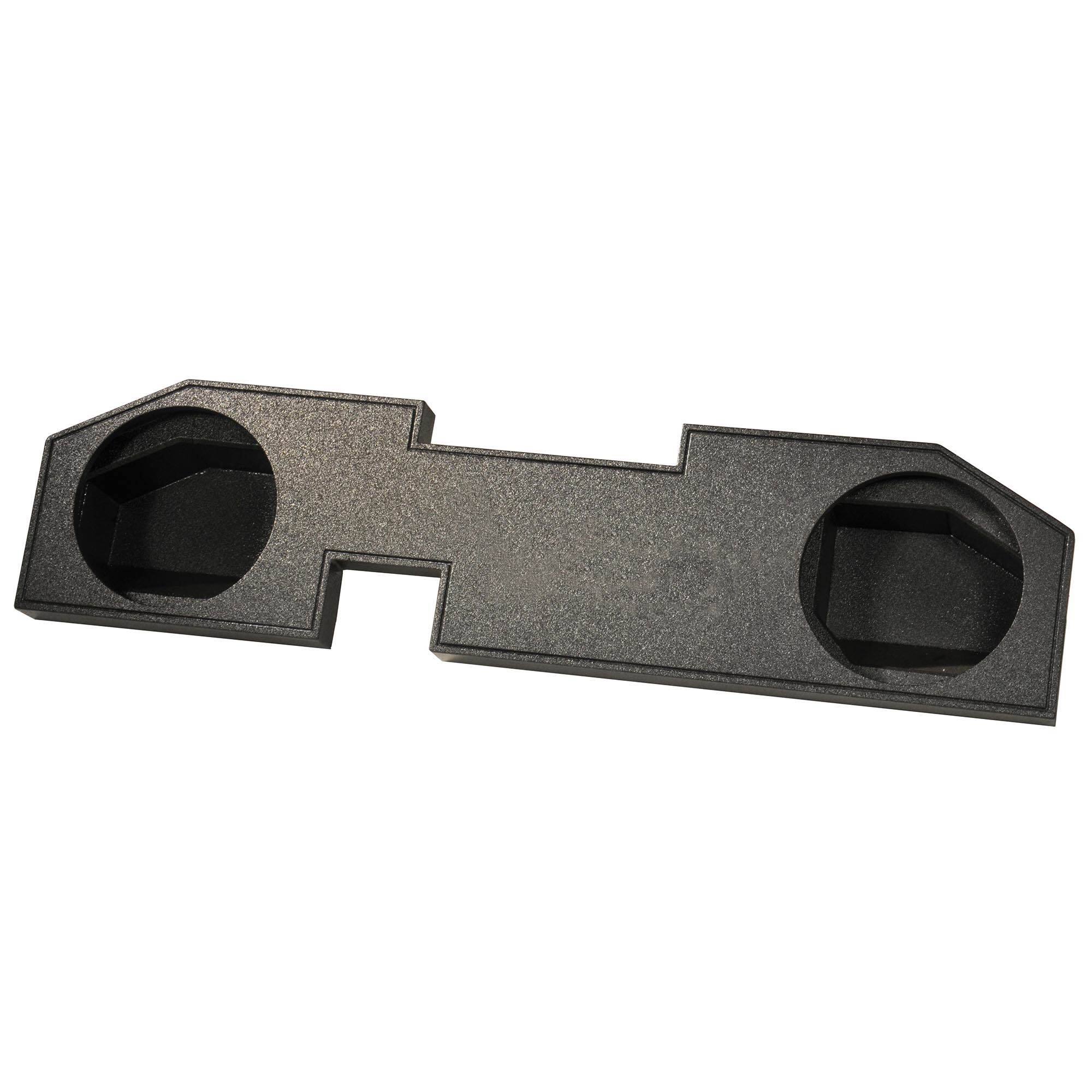 Alt View 10. QPower - QPower Dodge Ram Quad Cab '02-Newer Dual 12 Inch Subwoofer Enclosure  (2 Pack).