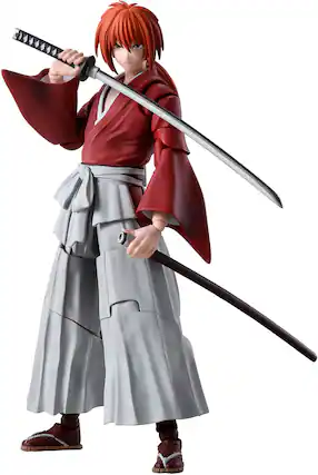 Front. PopMarket - Tamashii Nations - Rurouni Kenshin - S.H.Figuarts - Kenshin Himura Action Figure - COLLECTIBLES - Multicolor.