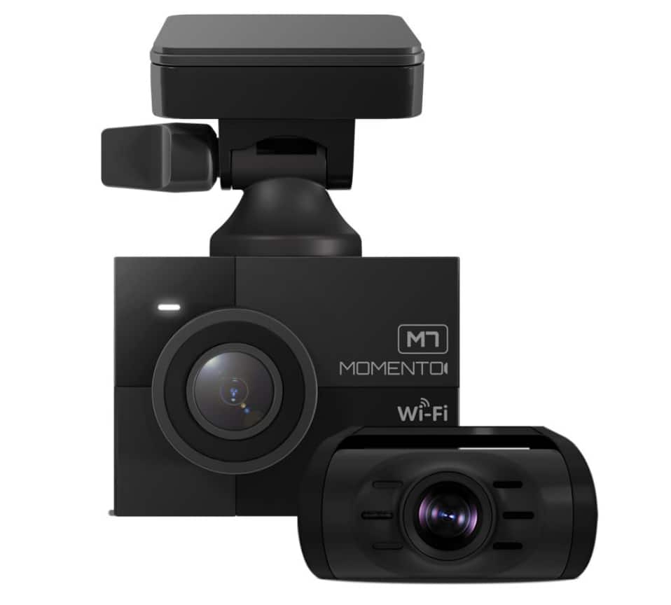 Momento - MD-7205 M7 Wi-Fi 3-Channel 2K QHD Dash Camera - Front & Rear