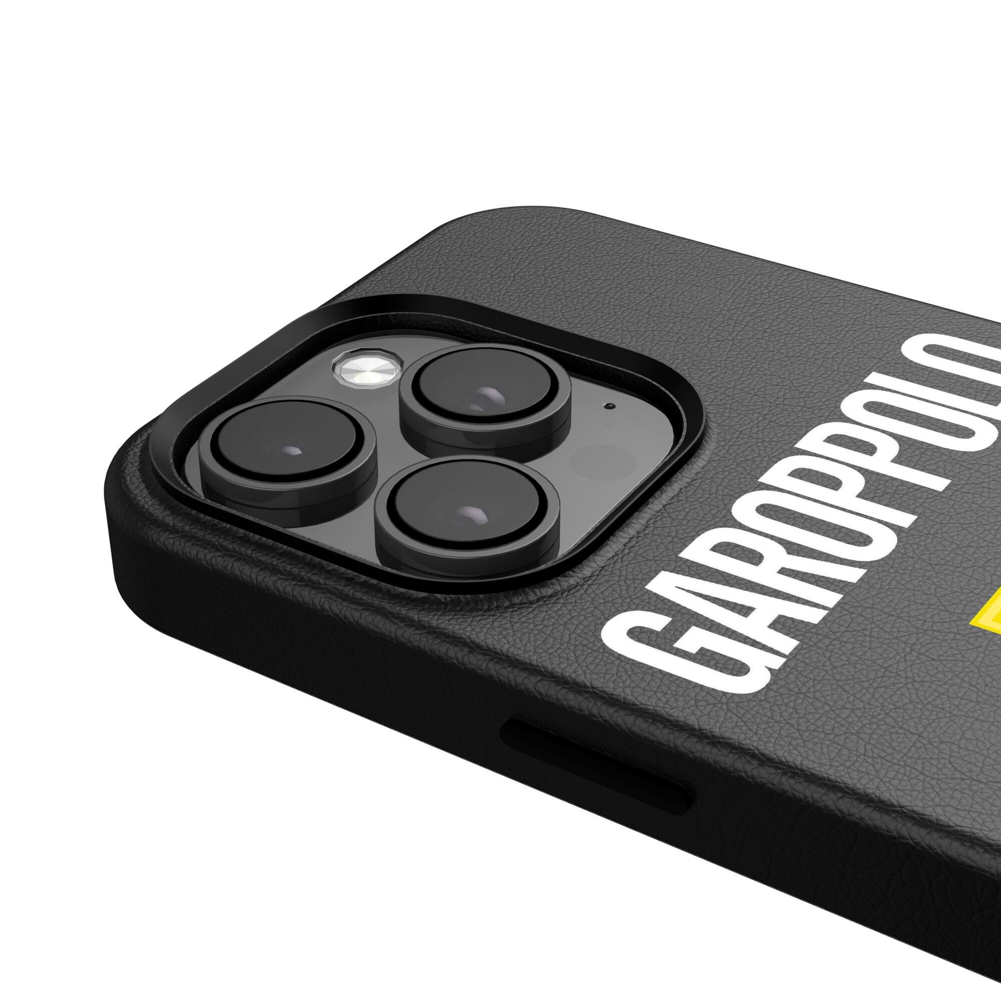 Alt View 3. Keyscaper - Jimmy Garoppolo-Black Los Angeles Rams iPhone Magnetic Bump Case - 15 Pro Max - Black.