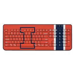 Keyscaper - Illinois Fighting Illini Wireless USB Keyboard - Multicolor