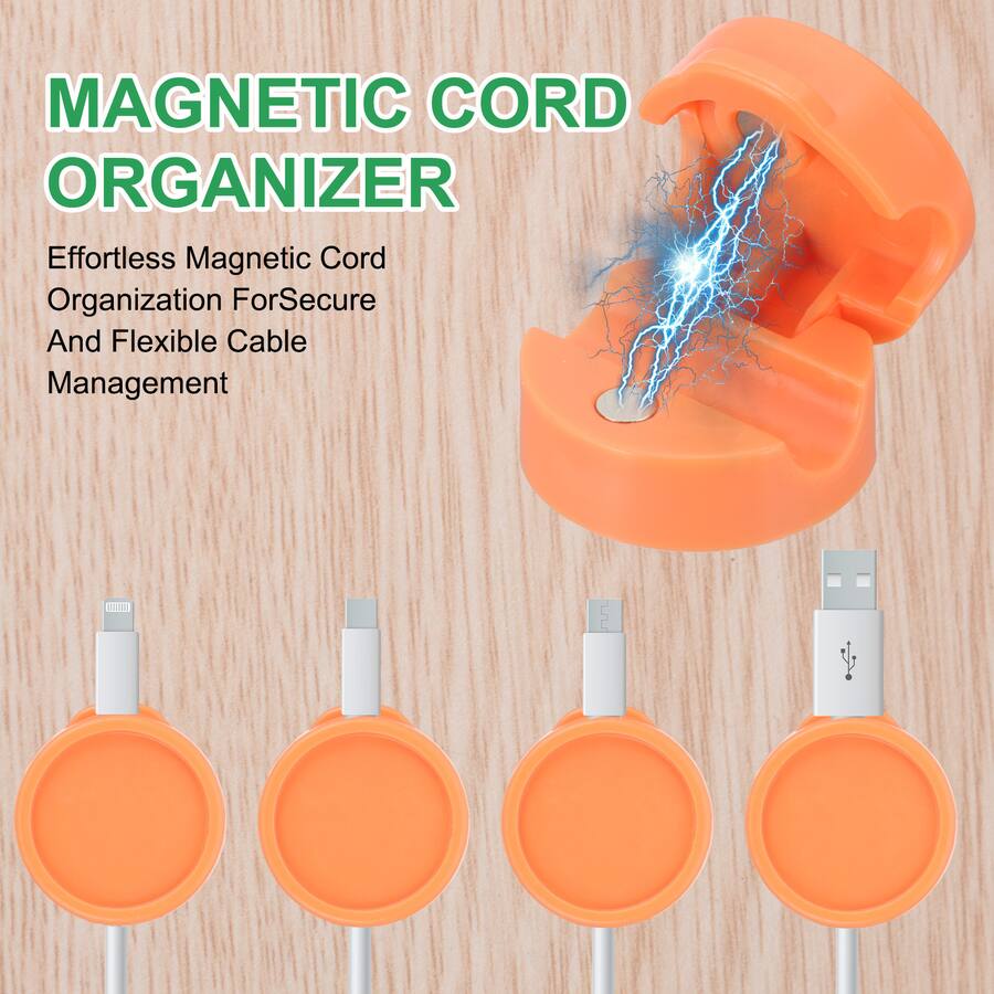 Cable Management Magnets Unique Bargains 3pcs Magnetic Spring Desk Cable Management Clips ...