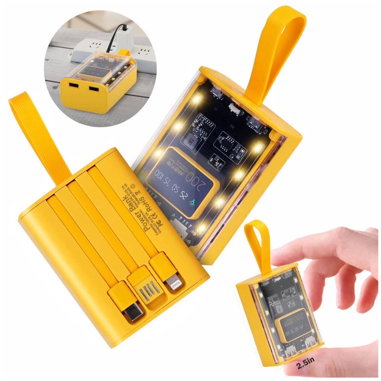 FERL BS 2222 2R2 u D E4 Dn sf M 100 wu E 0015L0552 SL OS 200 g ed 52 Bank i RoHS At CE Power DHEREd DuSpuET FC INVE IIII 3w 5 200 096 0 SL 2.5in

Power Bank
20000mAh
2.5in