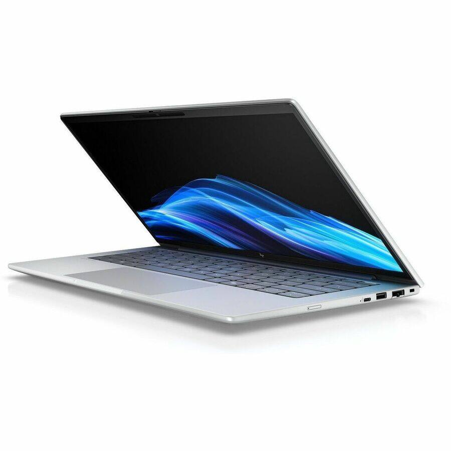 Alt View 4. HP - HP EliteBook 8 G1i 14" Notebook - WUXGA - 60 Hz - Intel Core Ultra 5 225U - 16 GB - 512 GB SSD - English Keyboard - Meteor Silver.