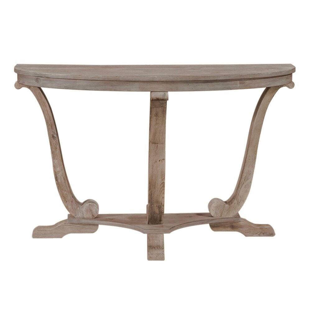 Alt View 4. Liberty Furniture Industries - Greystone Mill Sofa Table in Stone White Wash w/ Wirebrush Distressing - Gray.
