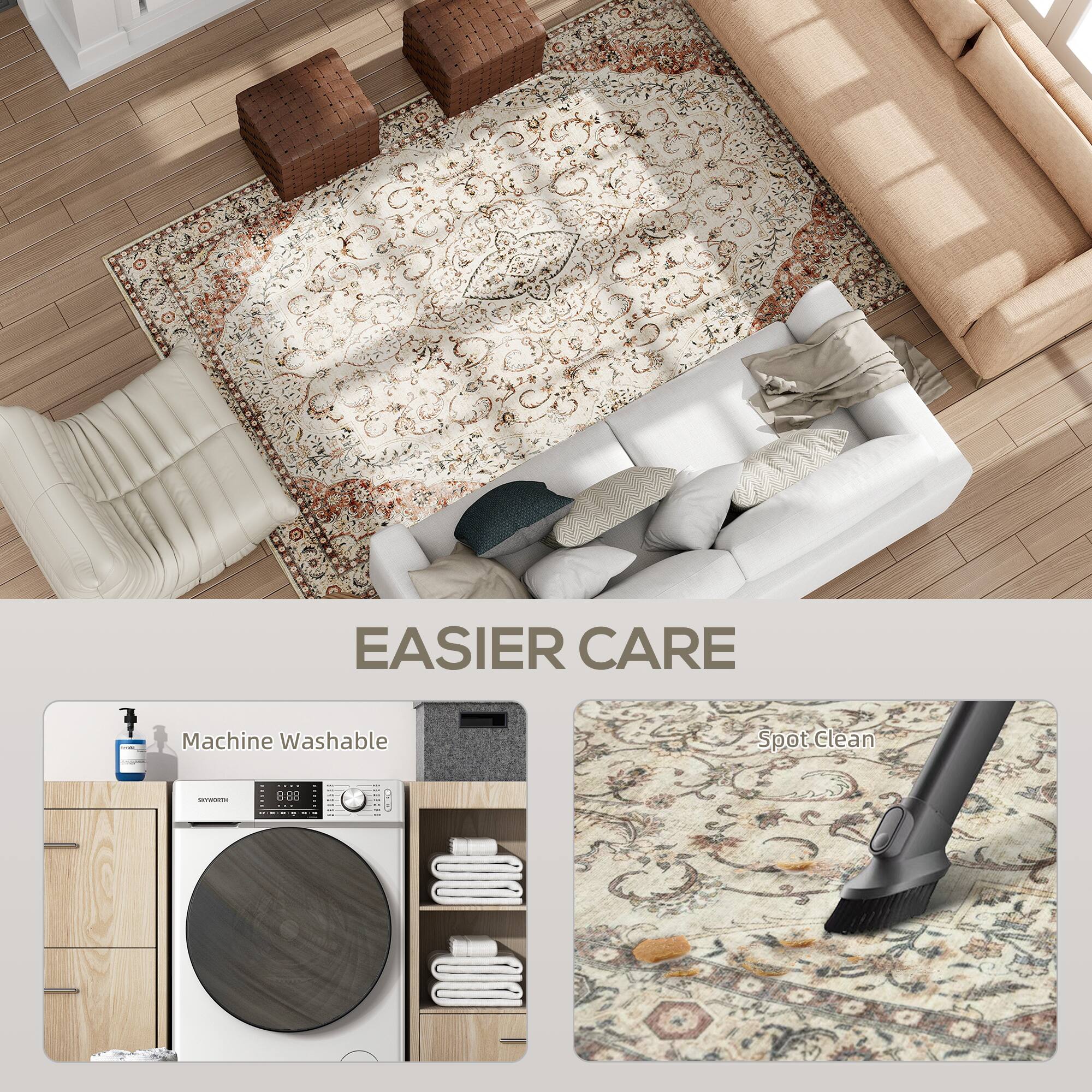 EASIER CARE

Machine Washable

Spot Clean