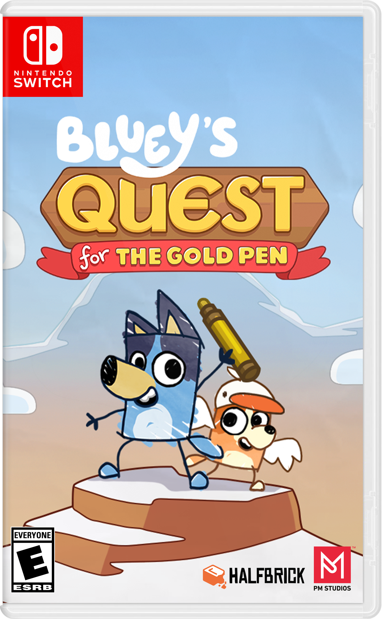 Bluey's Quest for The Gold Pen - Nintendo Switch