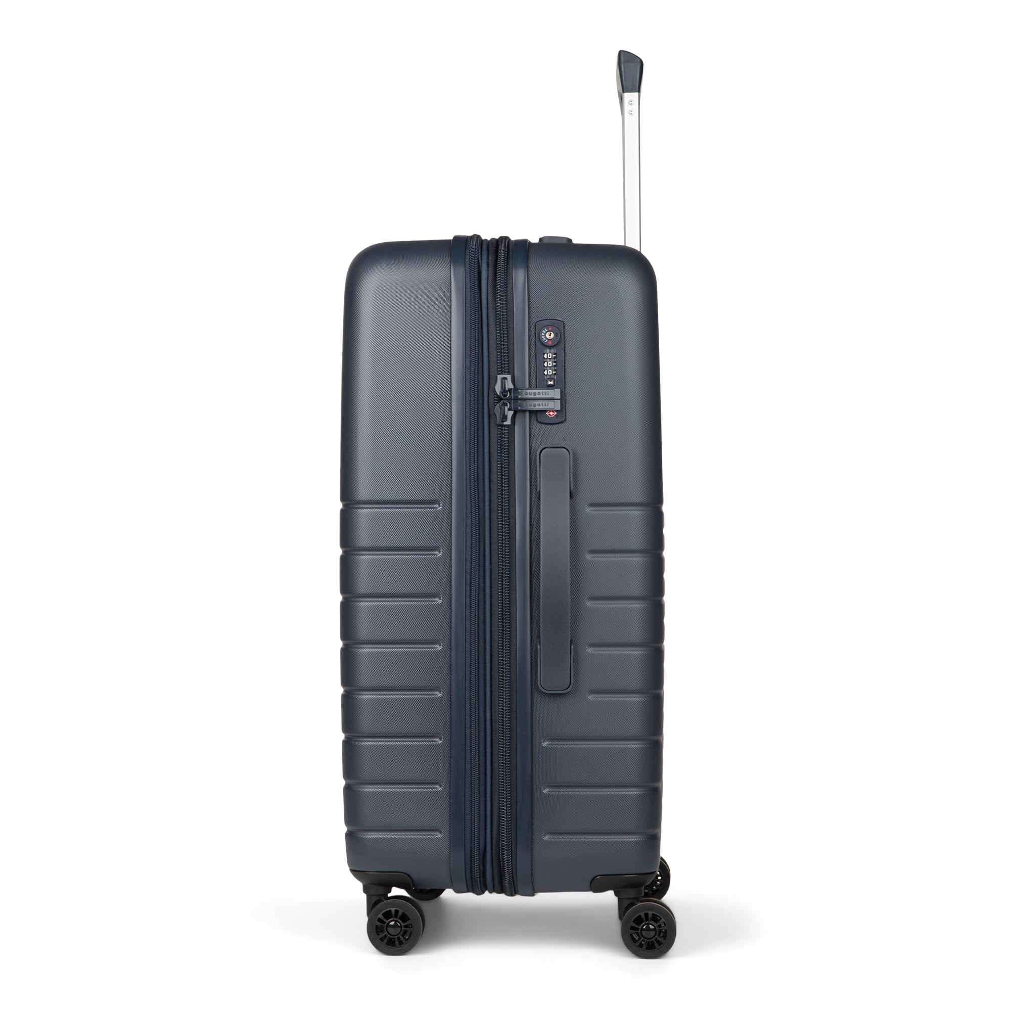 Left View: Bugatti - 28" Birmingham Suitcase - Navy