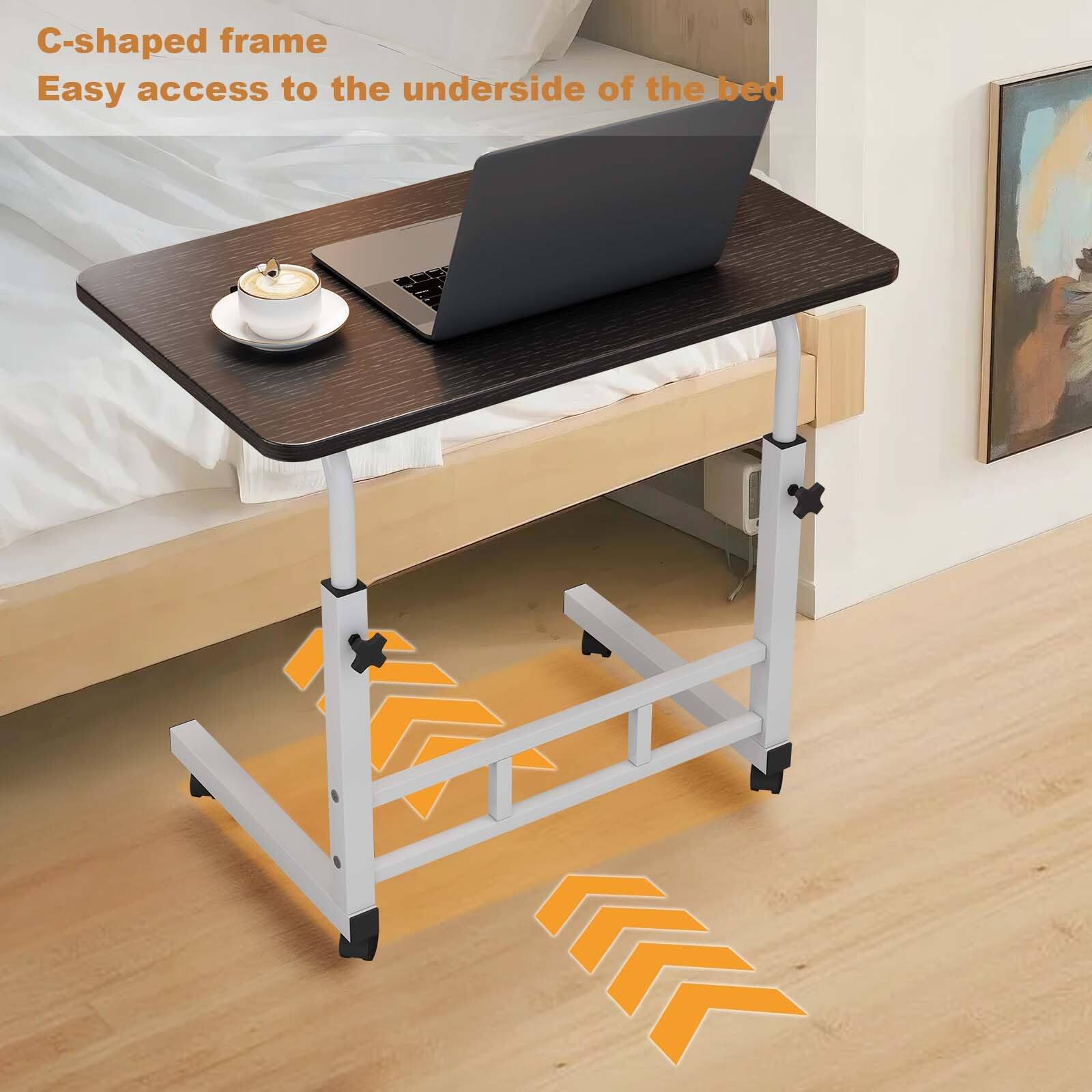 C-shaped frame  
Easy access to the underside of the bed