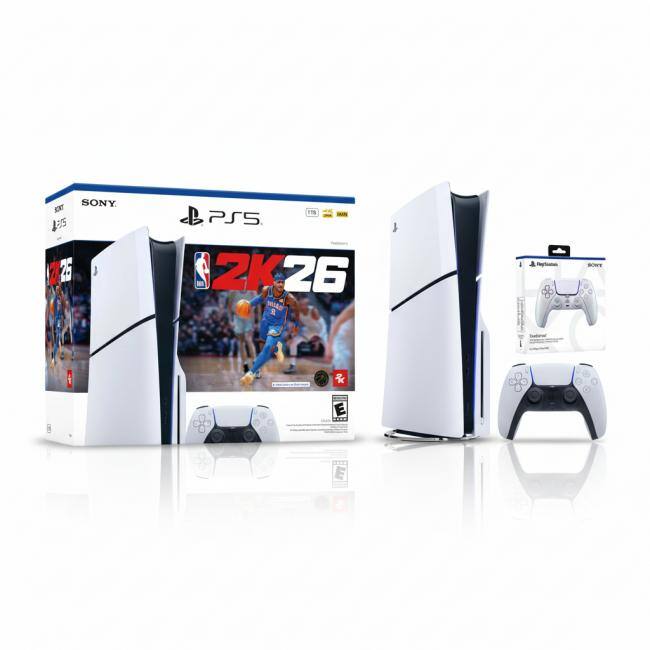 PlayStation 5 Disc Slim Edition NBA 2K26 Bundle + Sony PlayStation