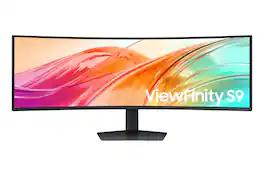 Samsung - 49" QHD 120Hz Business Curved Ultra-wide Monitor (HDMI, DisplayPort and USB-C) - Black