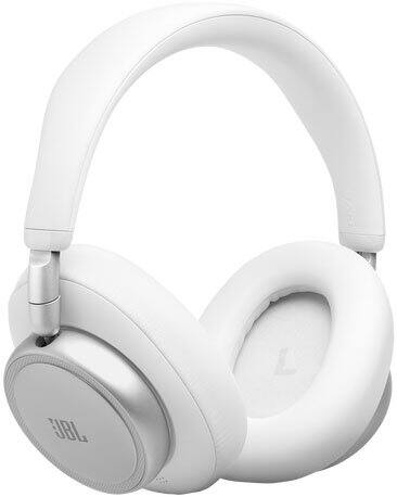 Alt View 2. JBL - Live 780NC Over Ear Noise Cancelling Wireless Headphones - White.