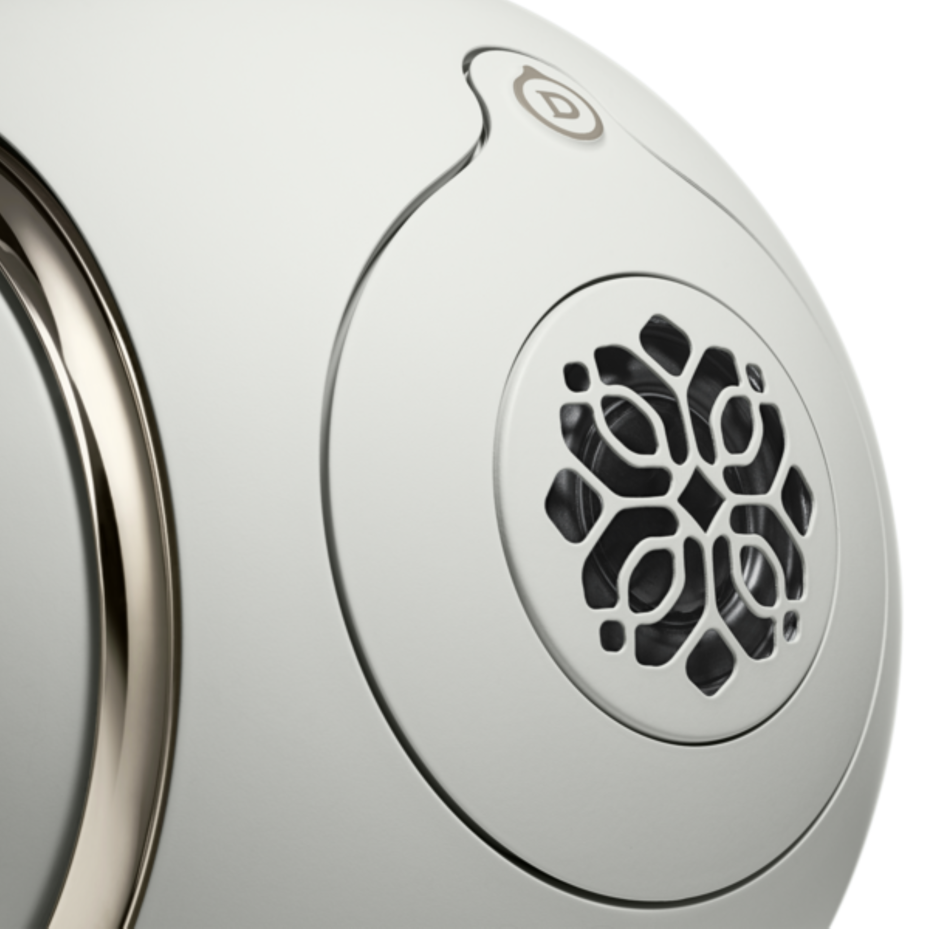 Back. Devialet - Phantom Ultimate 98 dB Speaker - Light Pearl.