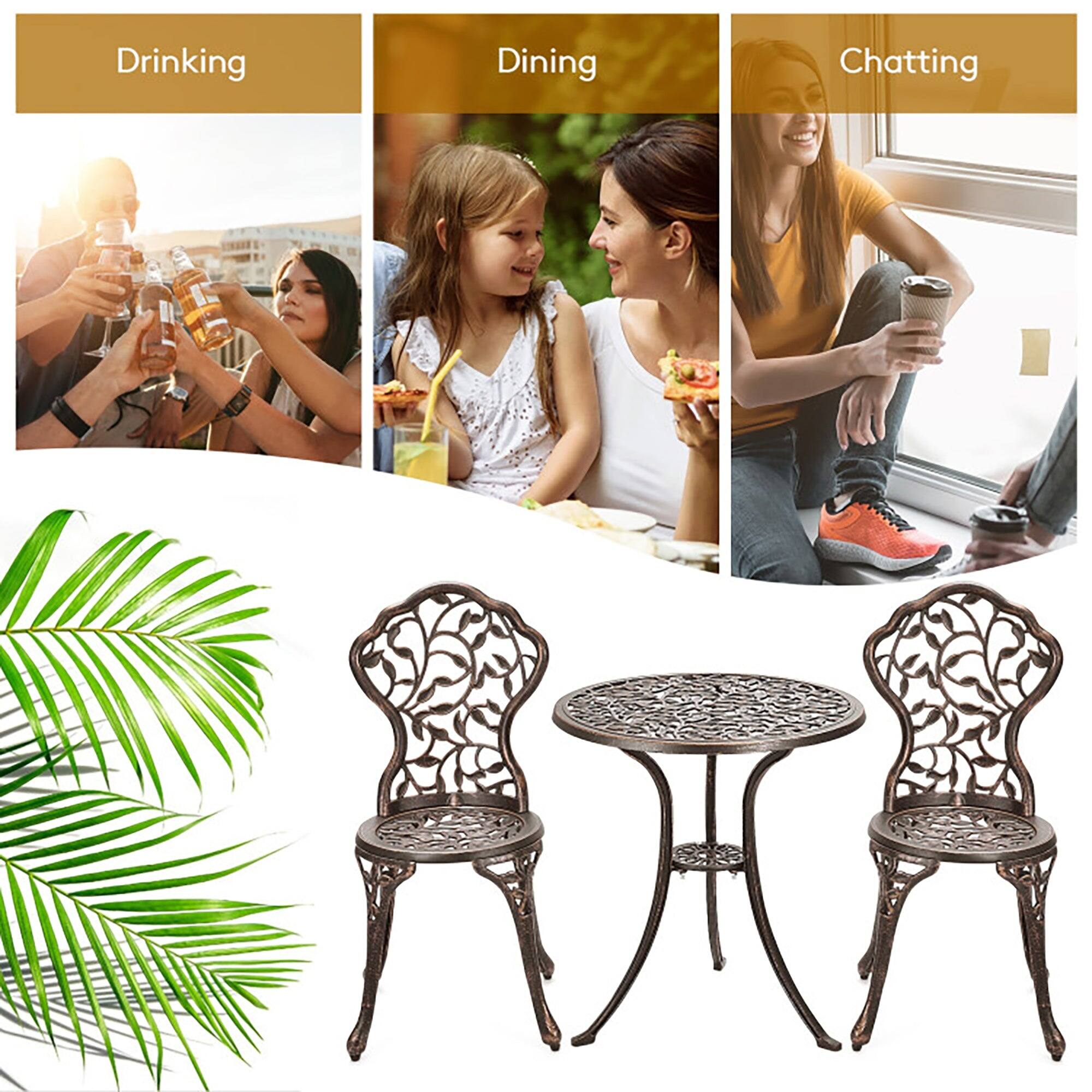 Drinking  
Dining  
Chatting