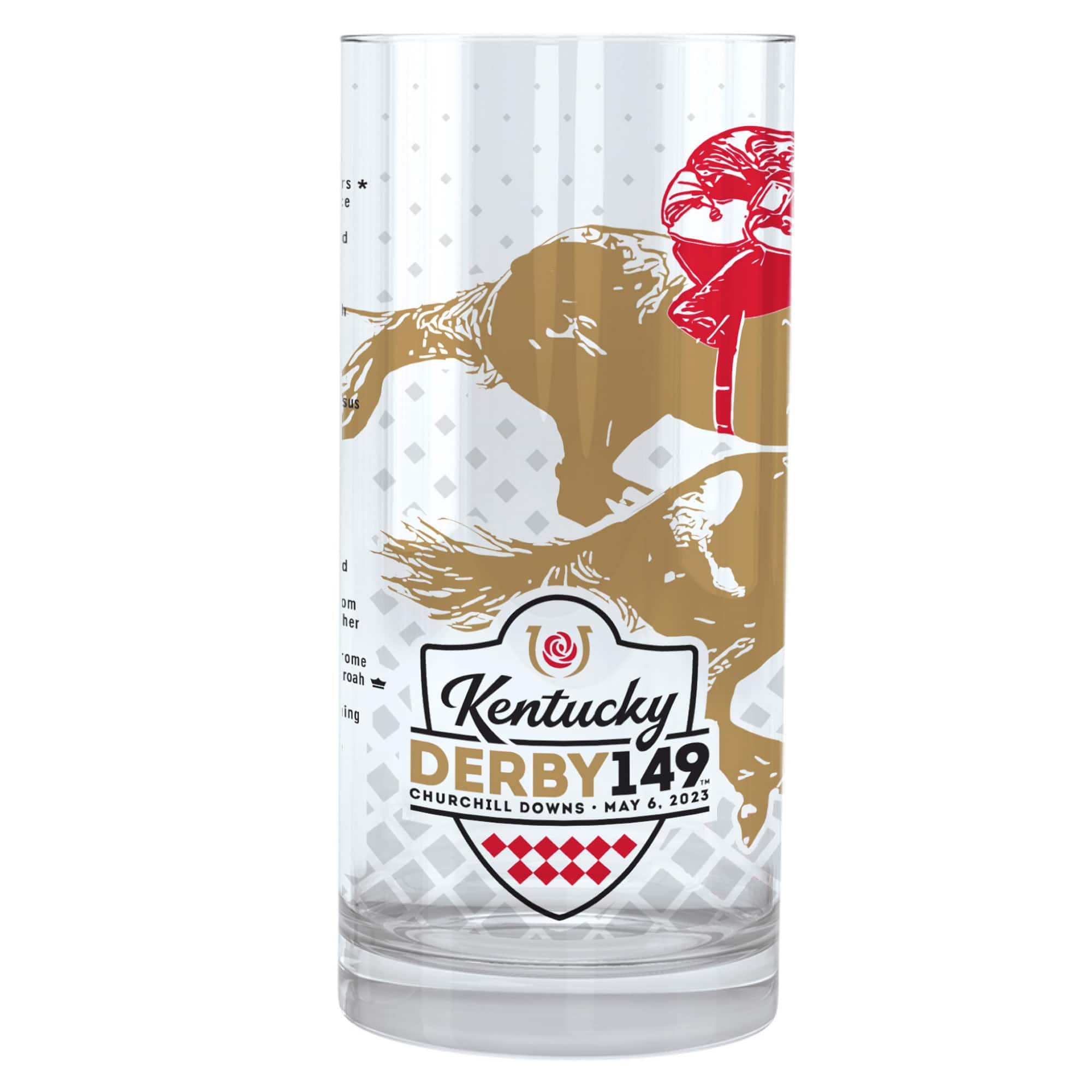 West Coast Novelty - Kentucky Derby 149 12oz. Mint Julep Glass - Multicolor