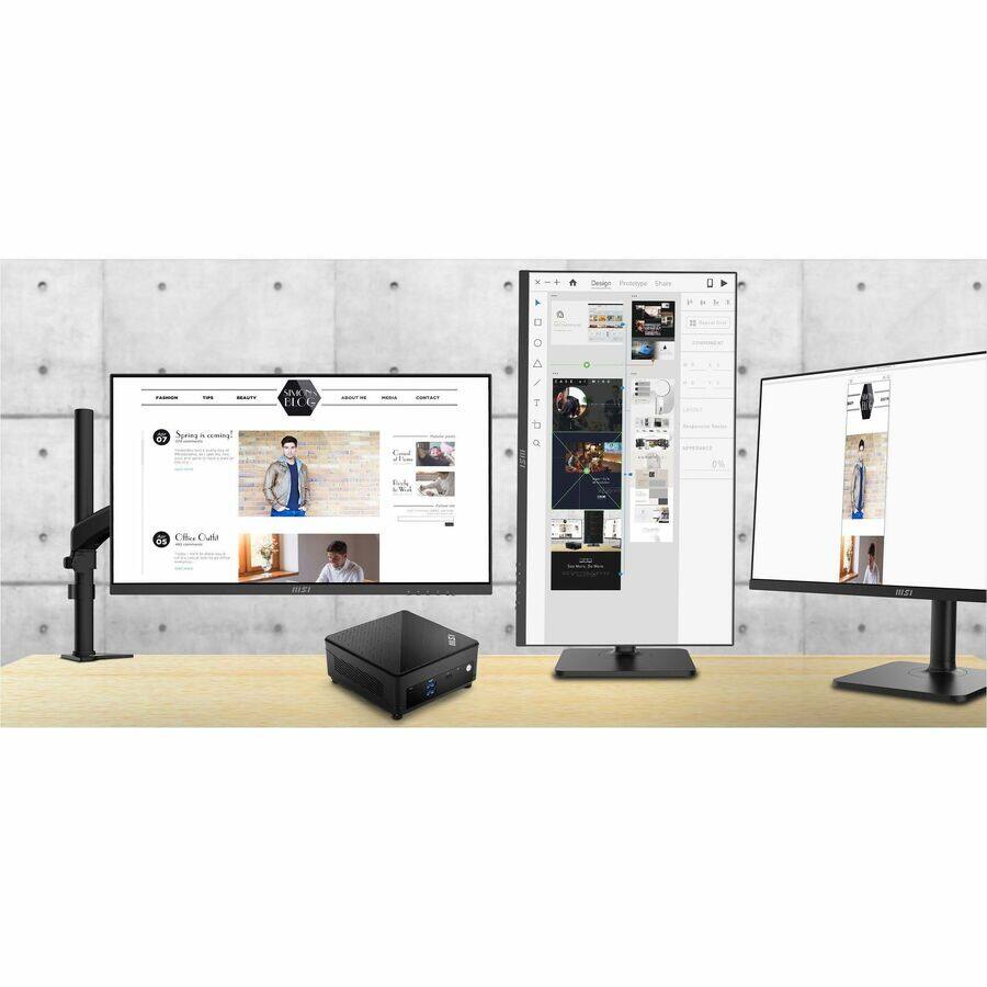 Sure, here is the corrected and grouped text from the image:

---

**Top Navigation Bar:**
- FASHION
- TRAVEL
- BEAUTY
- NEW ARRIVALS
- BLOG
- ABOUT US
- CONTACT

**Main Content:**
- Spring is coming!
- 37% off
- Office Closet
- Office Closet
- A place to find the best office furniture
- 100% Satisfaction Guaranteed
- 30 Days Return Policy
- Free Shipping
- 24/7 Customer Support

**Sidebar:**
- Get 10% off your first order
- Enter your email address
- Subscribe

**Footer:**
- © 2023 Office Closet. All rights reserved.

**Design Studio (Left Monitor):**
- Design Studio
- Photoshop
- Sketch
- 12:00 PM
- 12:00 PM
- 12:00 PM
- 12:00 PM

**Design Studio (Right Monitor):**
- Design Studio
- Photoshop
- Sketch
- 12:00 PM
- 12:00 PM
- 12:00