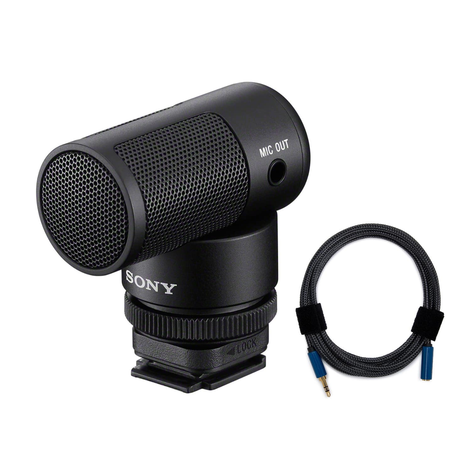 Sony - Vlogger Shotgun Microphone with MI Shoe and 3.5mm Male-Female Audio Cable - ECMG1-KNEXT price history on PriceWatchPro