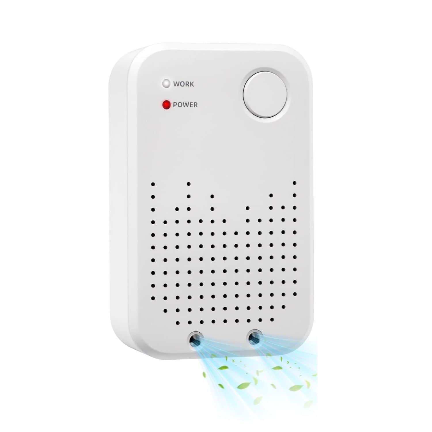 Stock Preferred - Portable HEPA-Type Air Purifier – Silent Air Cleaner for Large Rooms, Smoke & Pet Allergies - White