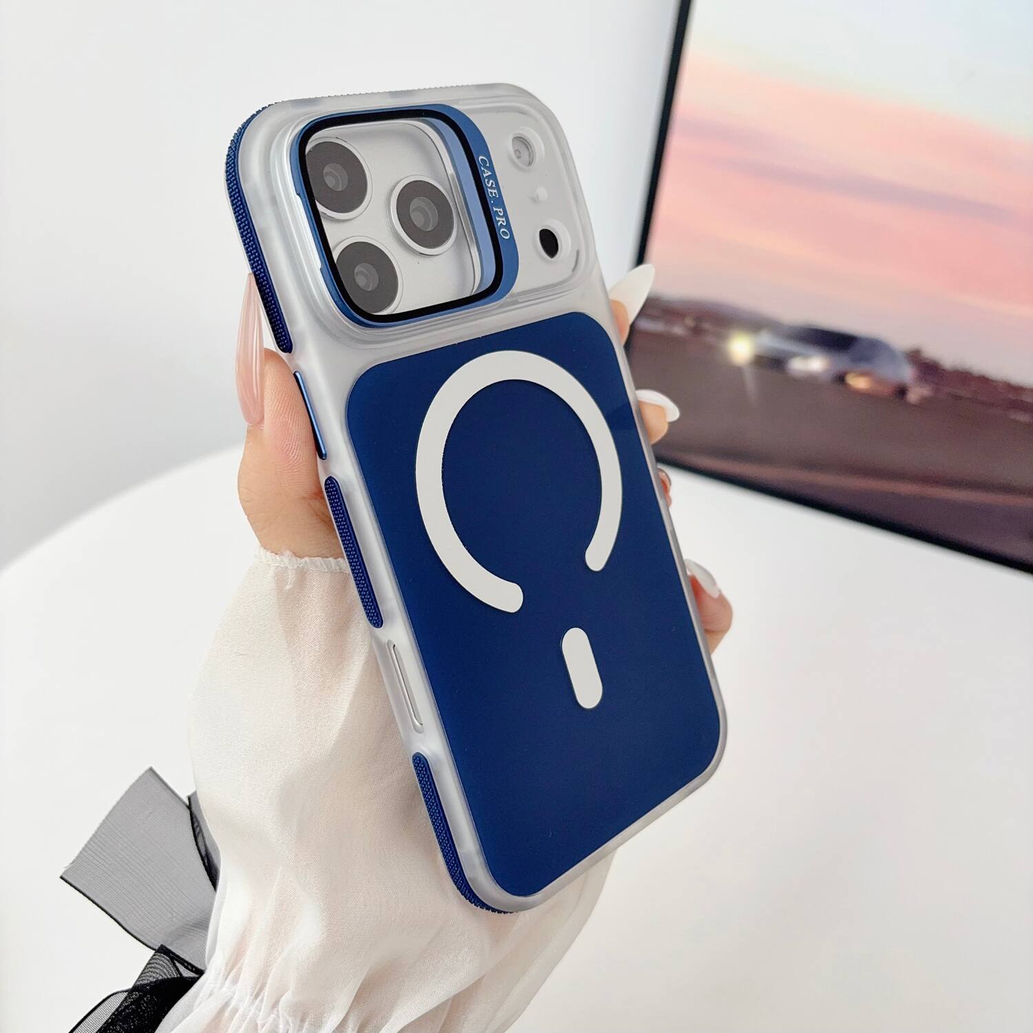 Dteck Magnetic Rugged Case for Apple iPhone 17 Pro Max,Slim Hard Shell ...