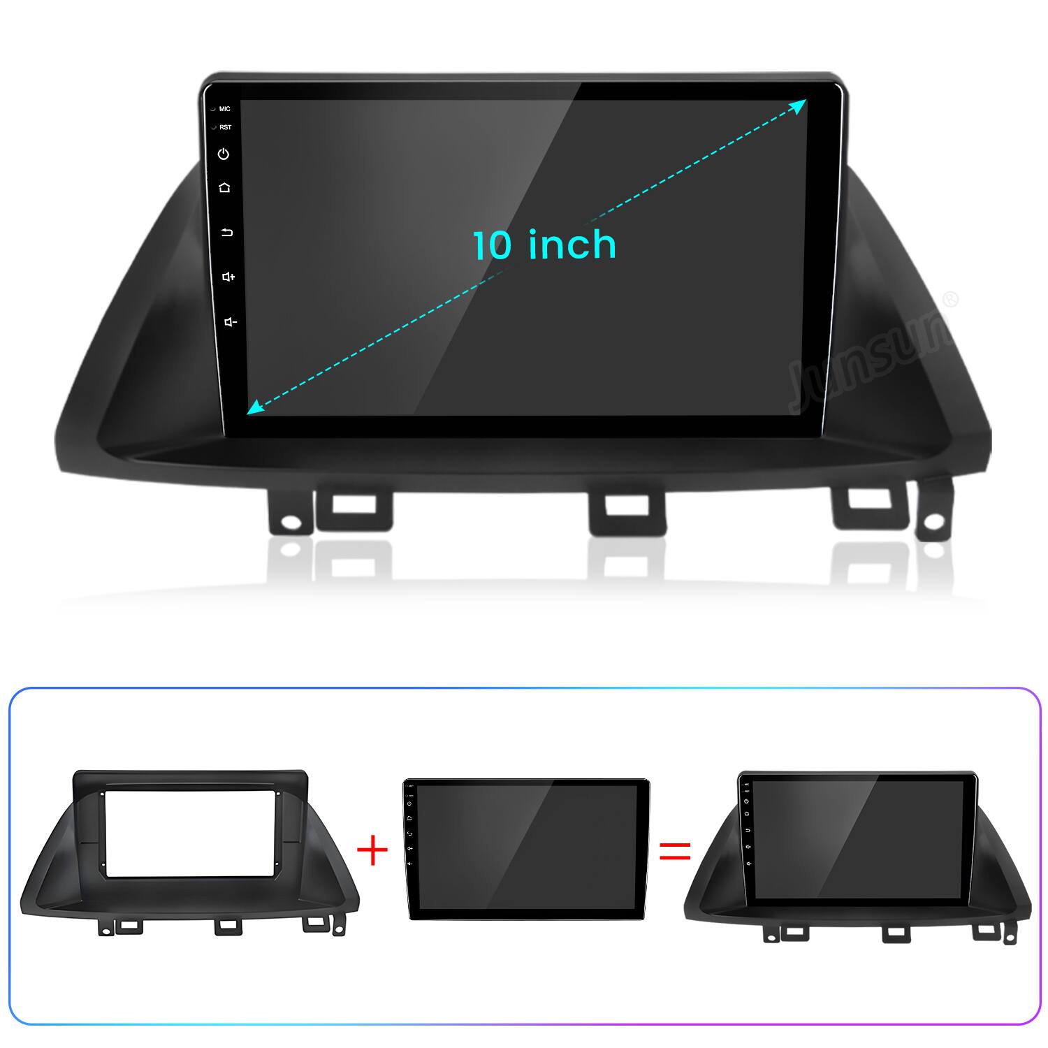 - U de 10 inch Junsun + =