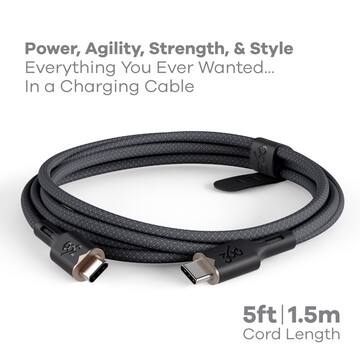 Power, Agility, Strength, & Style  
Everything You Ever Wanted...  
In a Charging Cable  

5ft | 1.5m  
Cord Length
