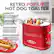 Angle. Nostalgia - Retro Series Pop-Up Hot Dog Toaster - Red.