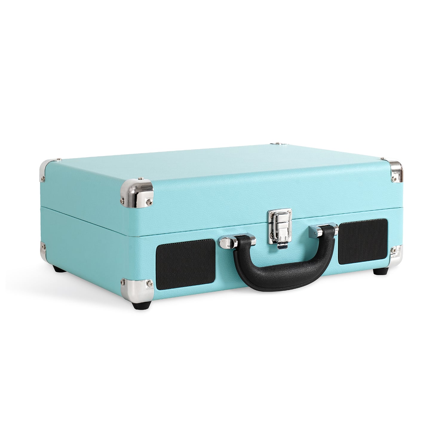 Alt View Zoom 12. Victrola - Journey+ Bluetooth Suitcase Record Player - Turquoise.