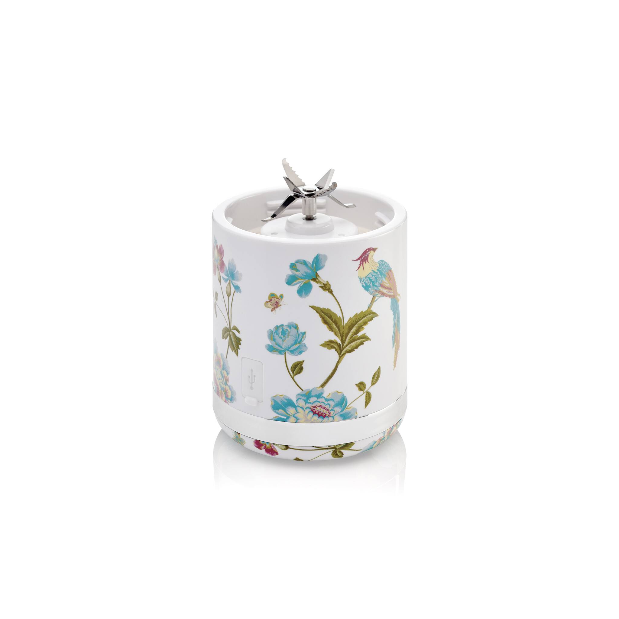 Alt View 3. Laura Ashley - 25,000-rpm Portable Smoothie Maker - Elveden White.