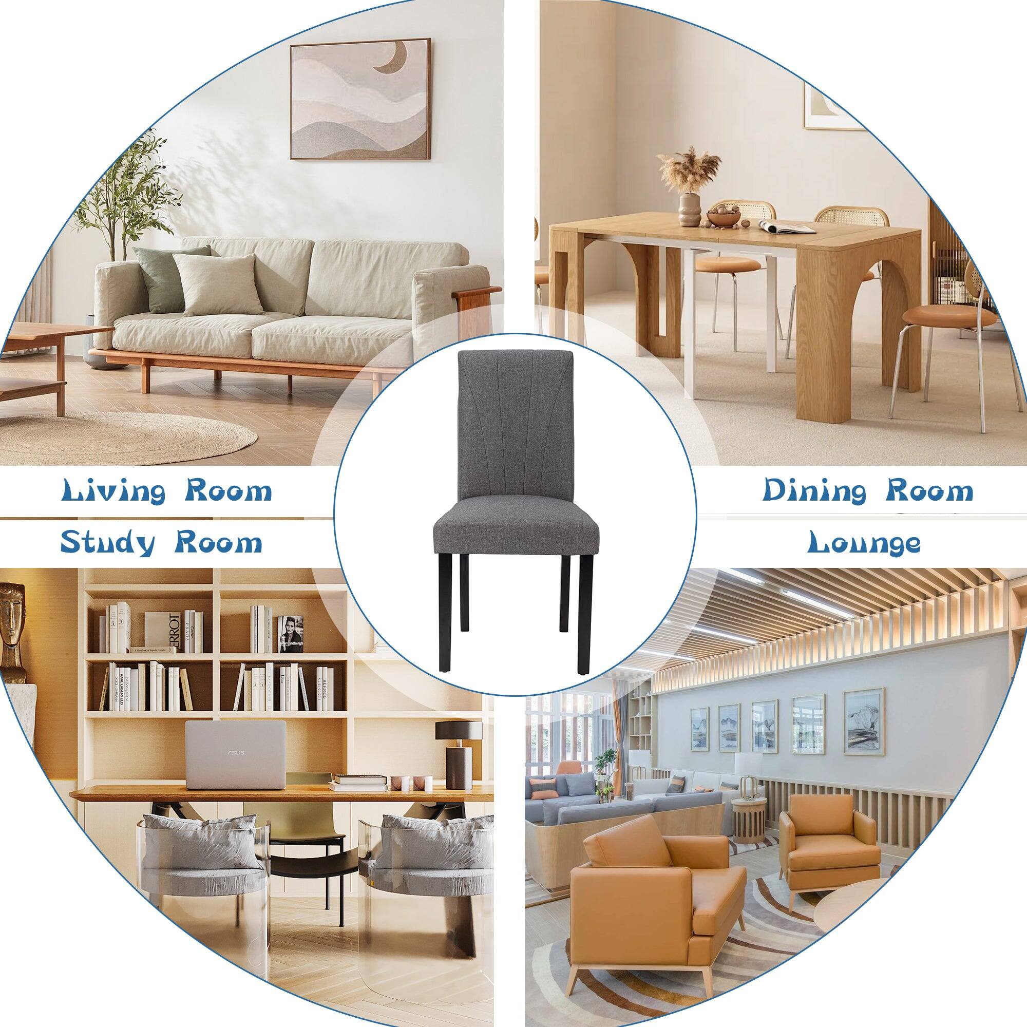 Living Room  
Study Room  
Dining Room  
Lounge