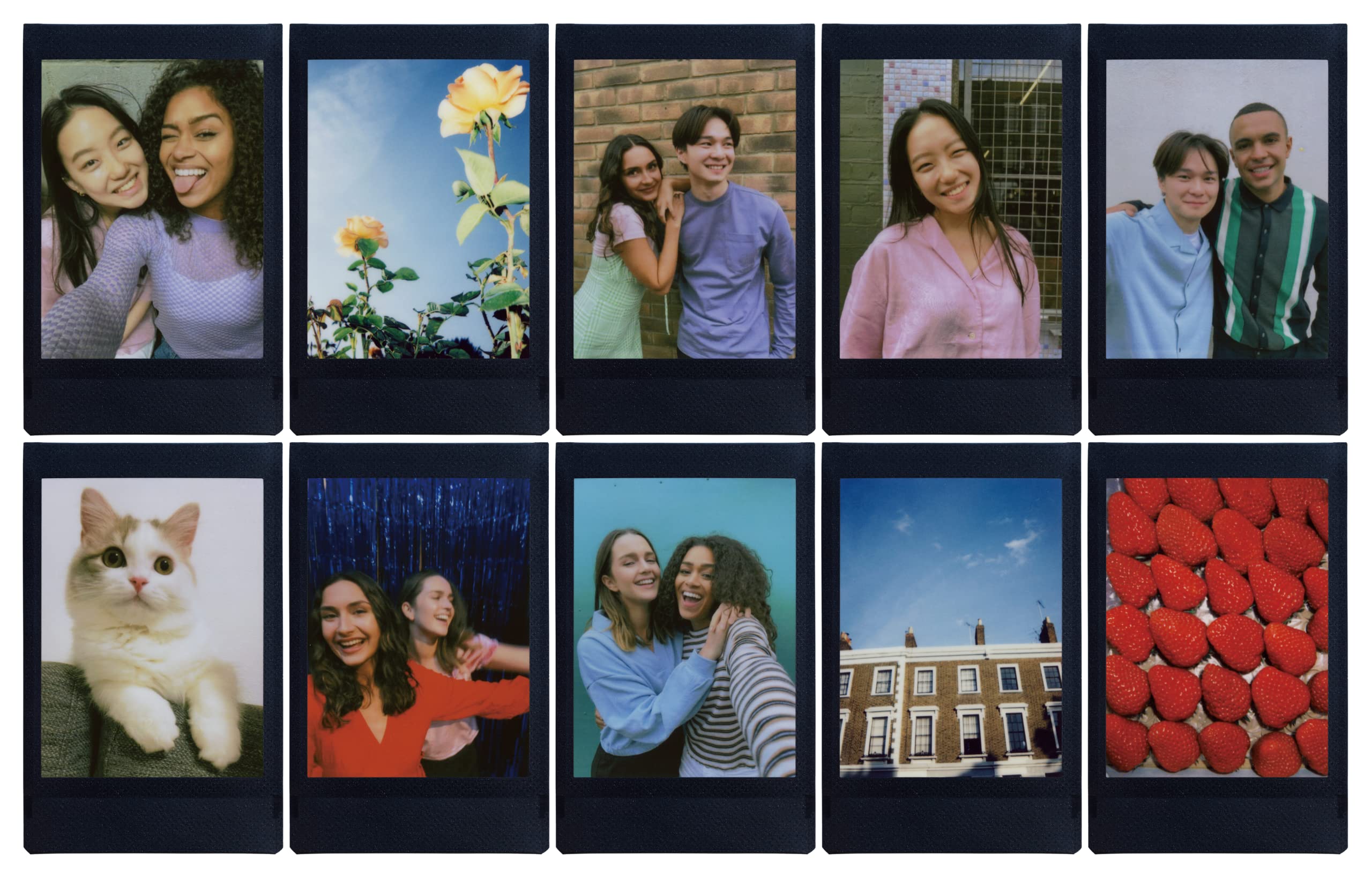 Alt View 4. Fujifilm - FUJIFILM Instax Mini Black Film - 10 Exposures - Black.