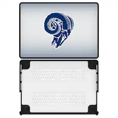 Front. Keyscaper - Los Angeles Rams Linen MacBook Case - Pro 14 in - Multicolor.