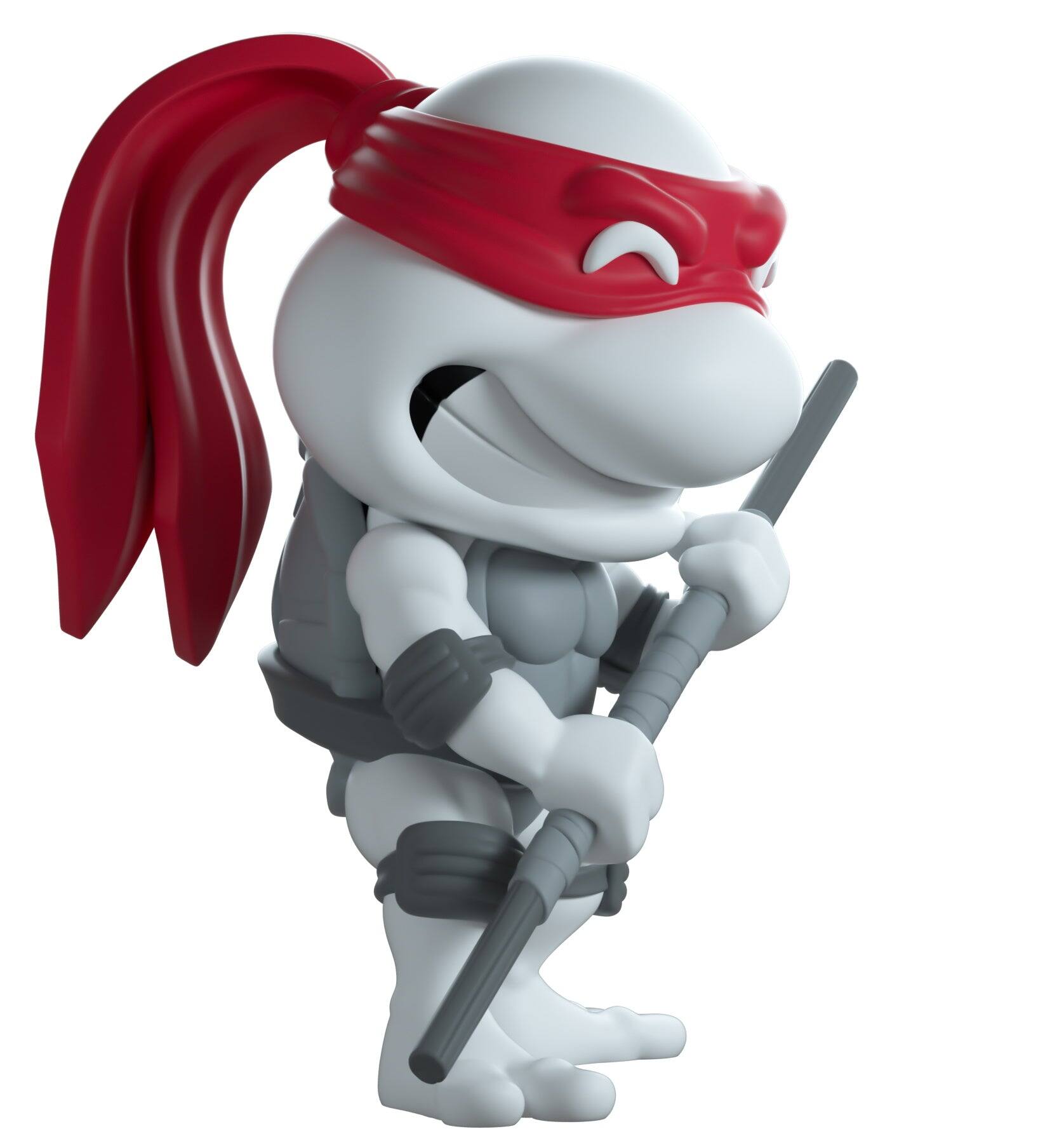 Alt View 2. Youtooz - TMNT: Leonardo Black & White Vinyl Figure #11 Shopverse Exclusive.