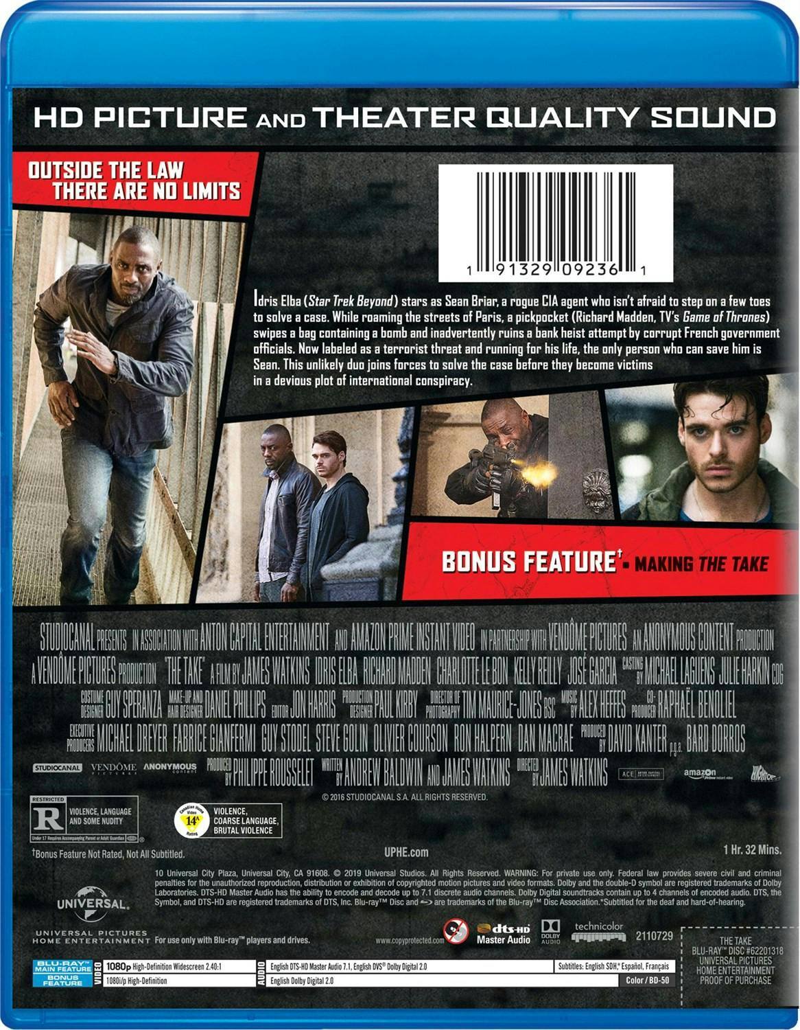 Back. The Take [Blu-ray].