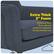 Extra Thick 3" Foam
Generous foam fill for ultimate comfort & relaxation during extended use