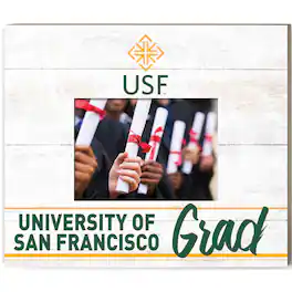 Jardine - San Francisco Dons 11'' x 13'' Grad Picture Frame - White