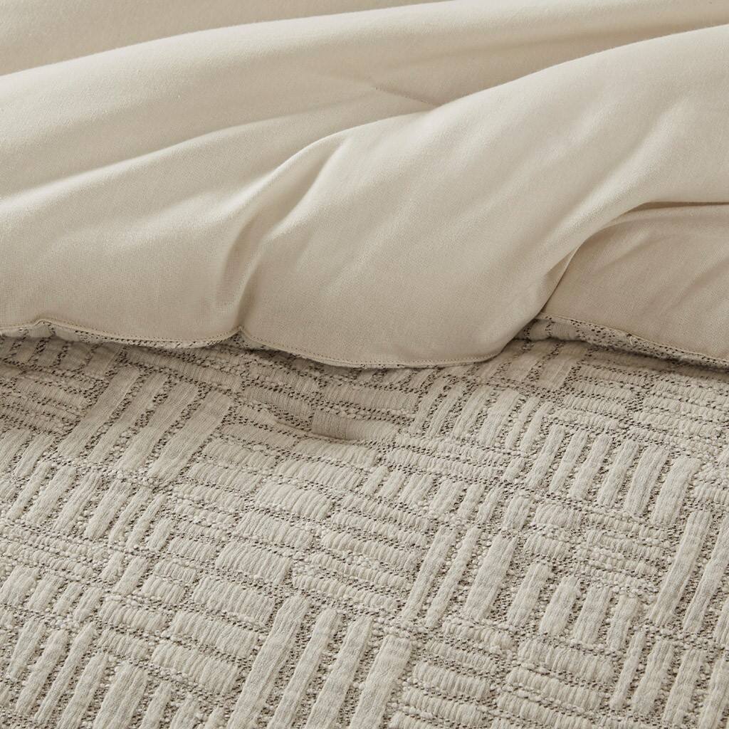 Alt View 5. Gracie Mills - Gracie Mills 3-PC Grayson Comforter Set - Natural.