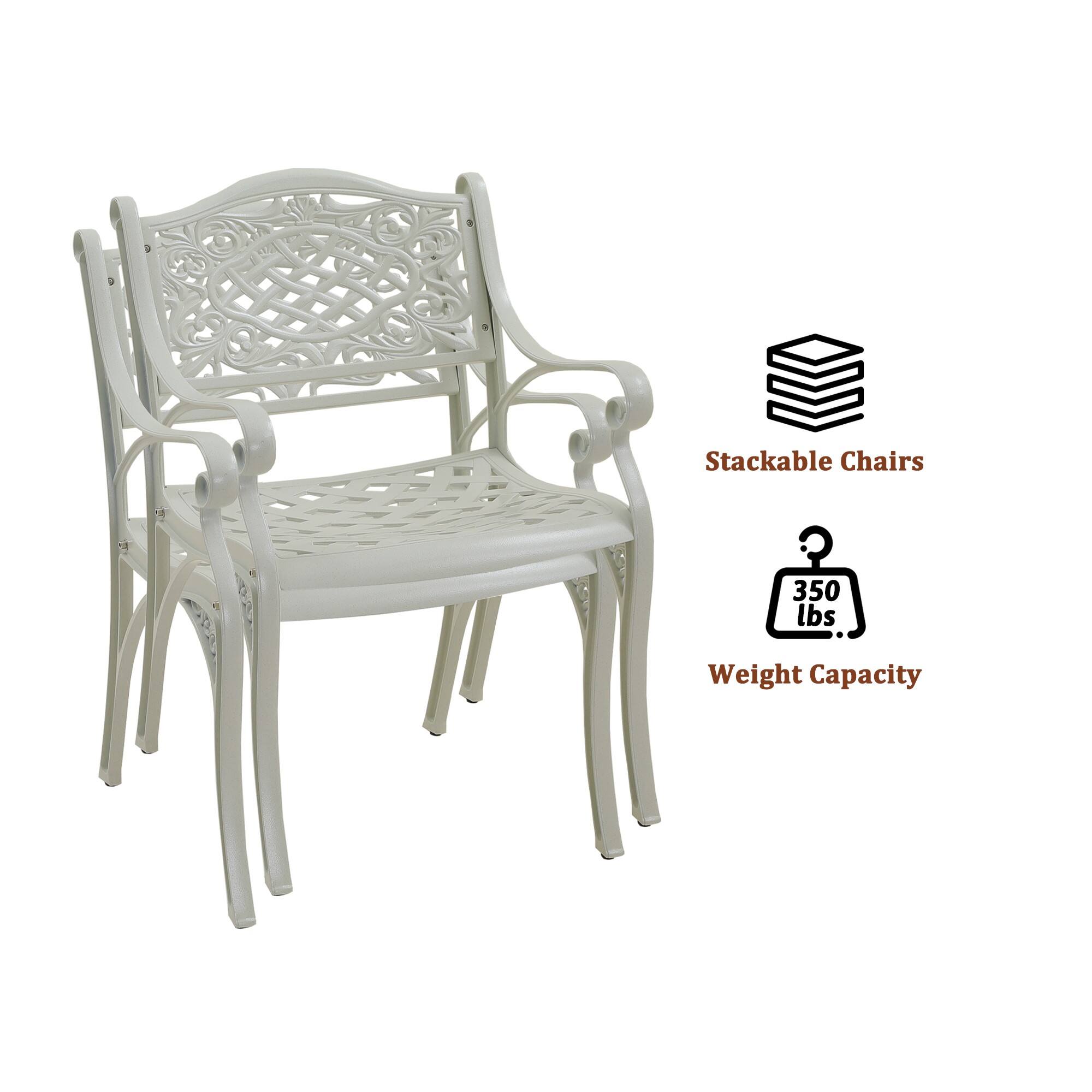 Stackable Chairs  
350 lbs Weight Capacity