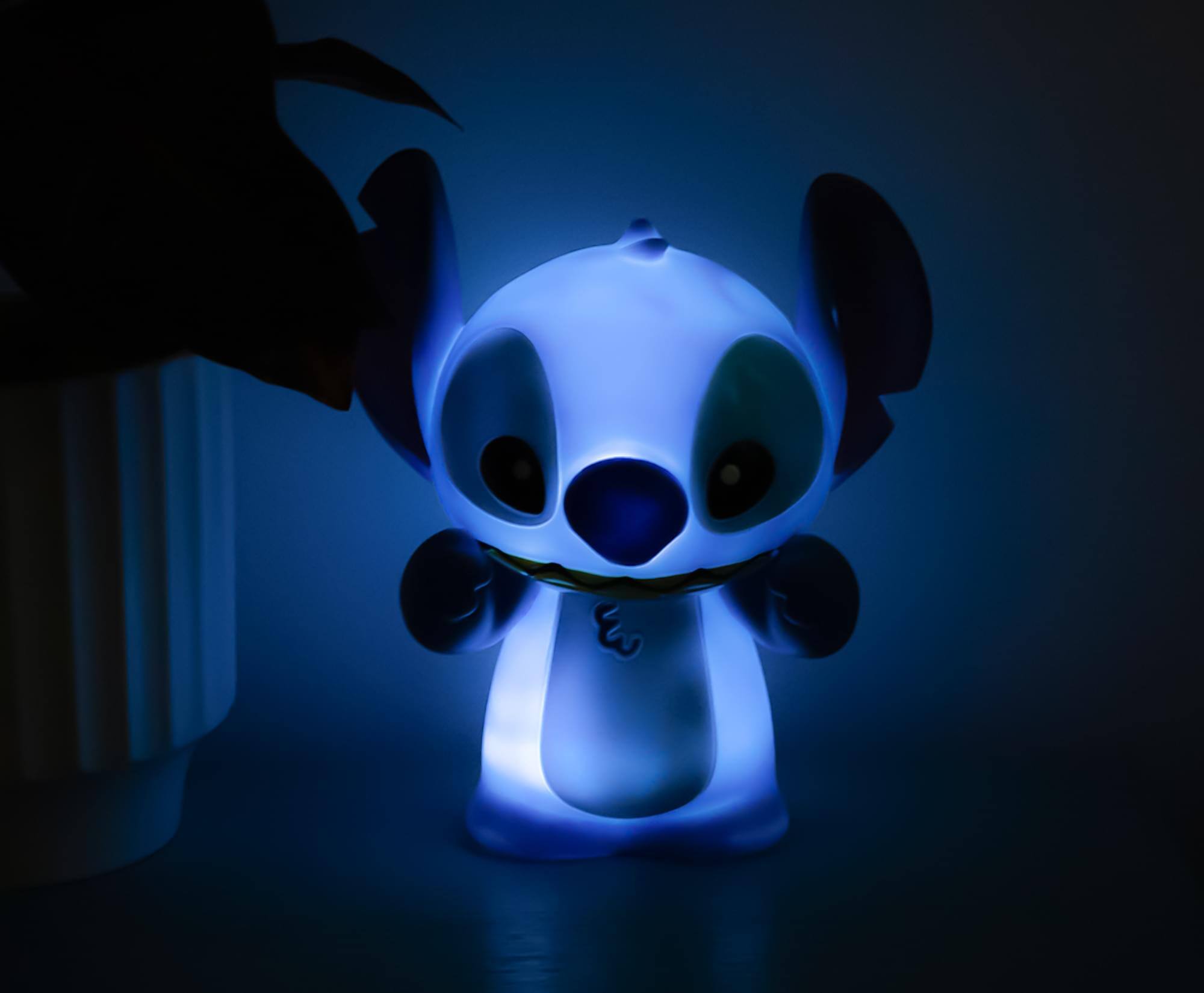 Alt View 1. Ukonic - Disney Lilo & Stitch Figural Mood Light | 8 Inches Tall - Blue.