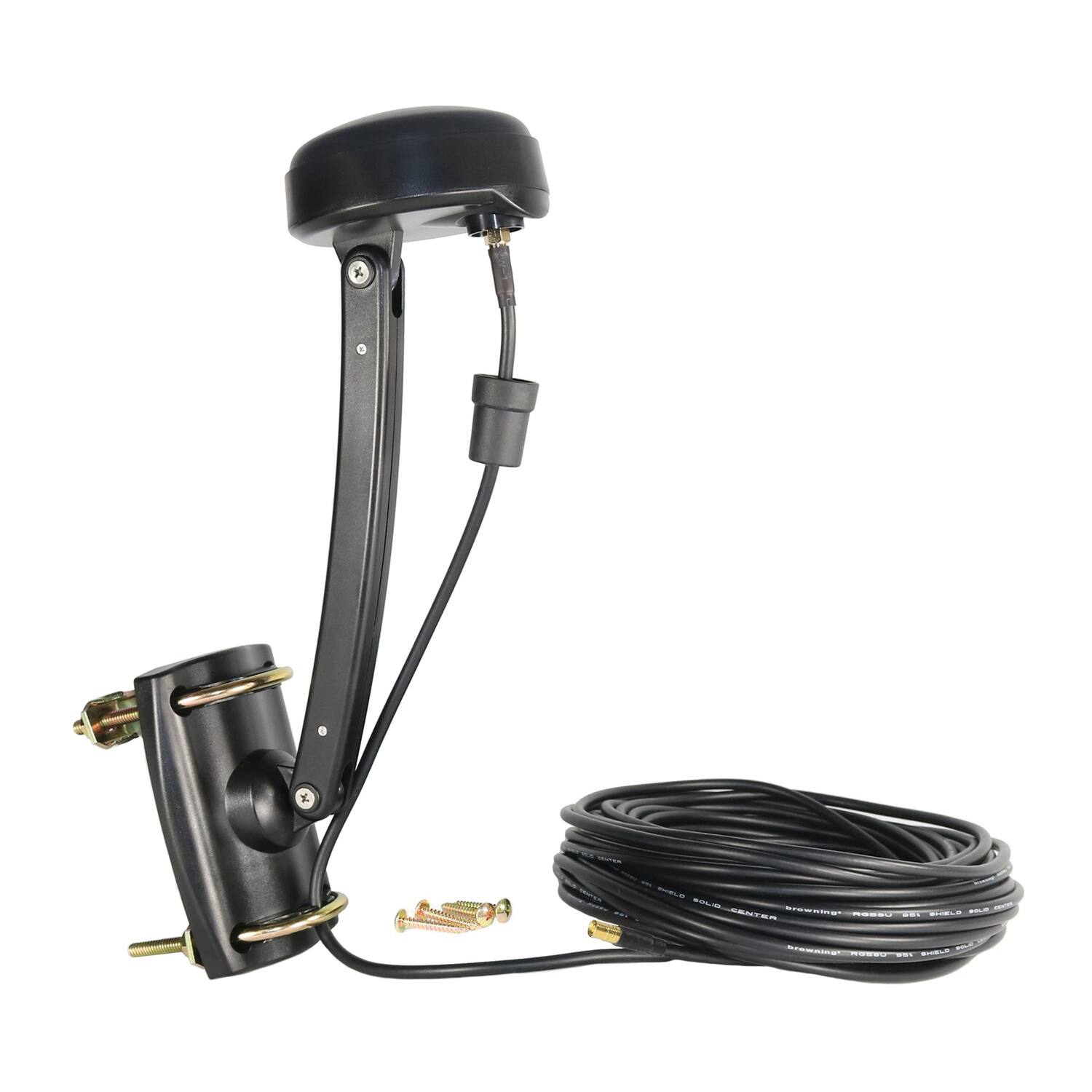 Alt View 10. Browning - Browning Br-h-50 Siriusxm Outdoor Home Antenna With Built-in Amp & 50ft Rg58 Cable - Silver.