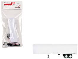 40ft Dry Van Trailer 1/87 (HO) Plastic Model by Promotex - White