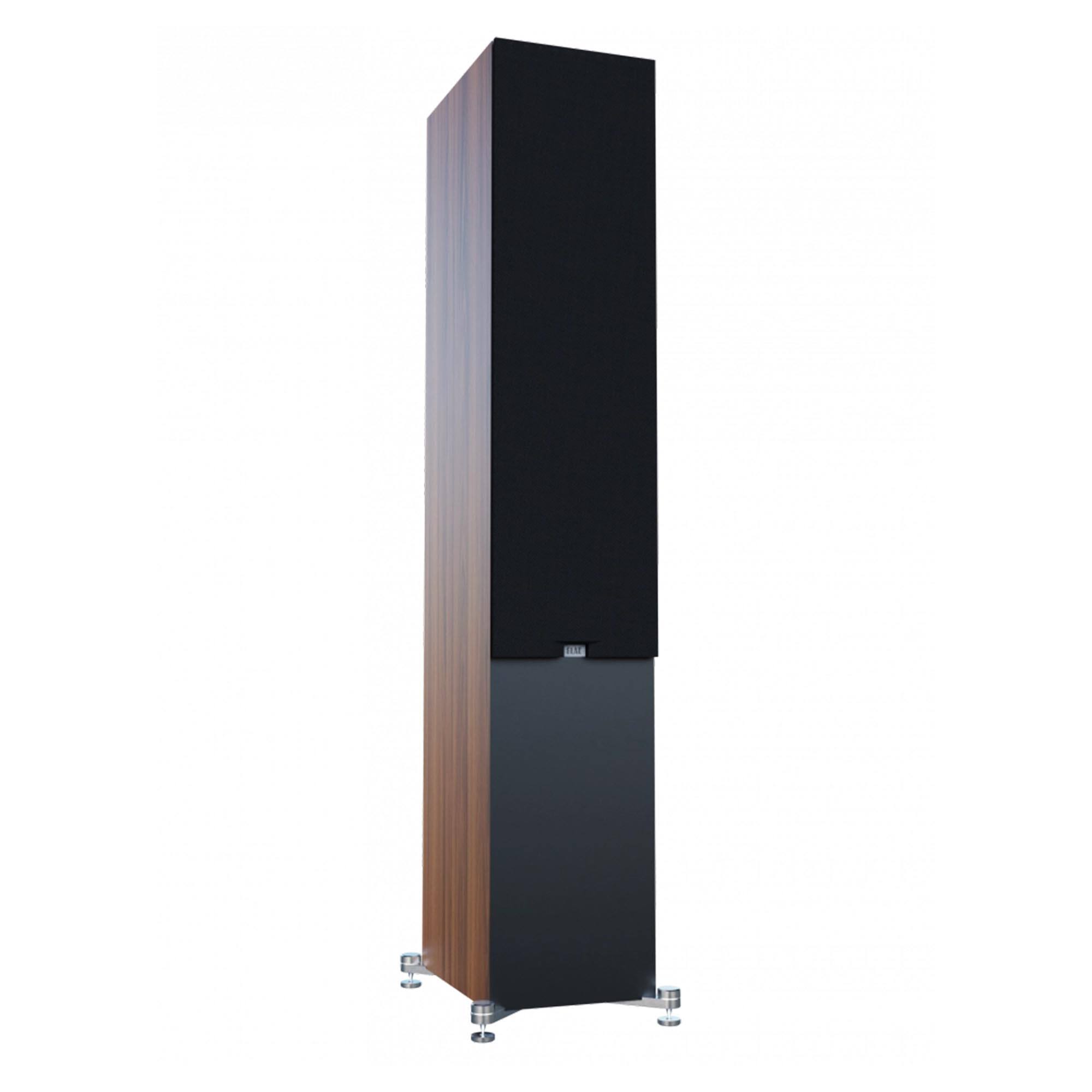 Alt View 1. ELAC - ELAC Debut 3.0 - 6.5" Floor Speaker (Walnut) DF63-WN - Walnut.
