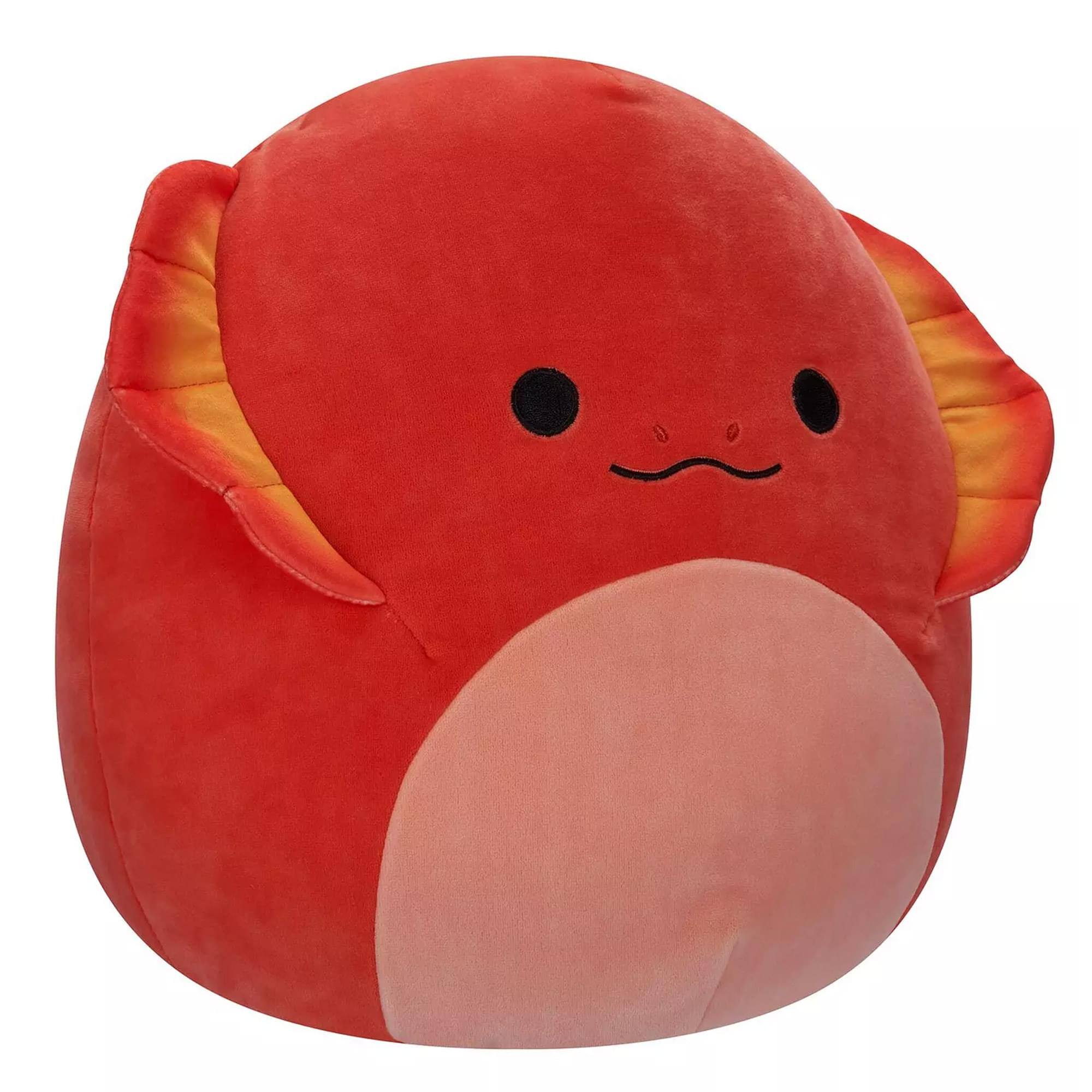 Alt View 1. Kellytoy - Squishmallow 12 Inch Plush | Maxie the Red Frilled Lizard - Red.