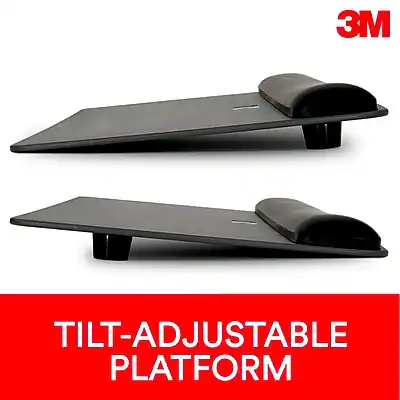 Sholl Rest Platform 3M Gel Wrist Rest with Platform for Keyboard, Non Skid Base Gray ...