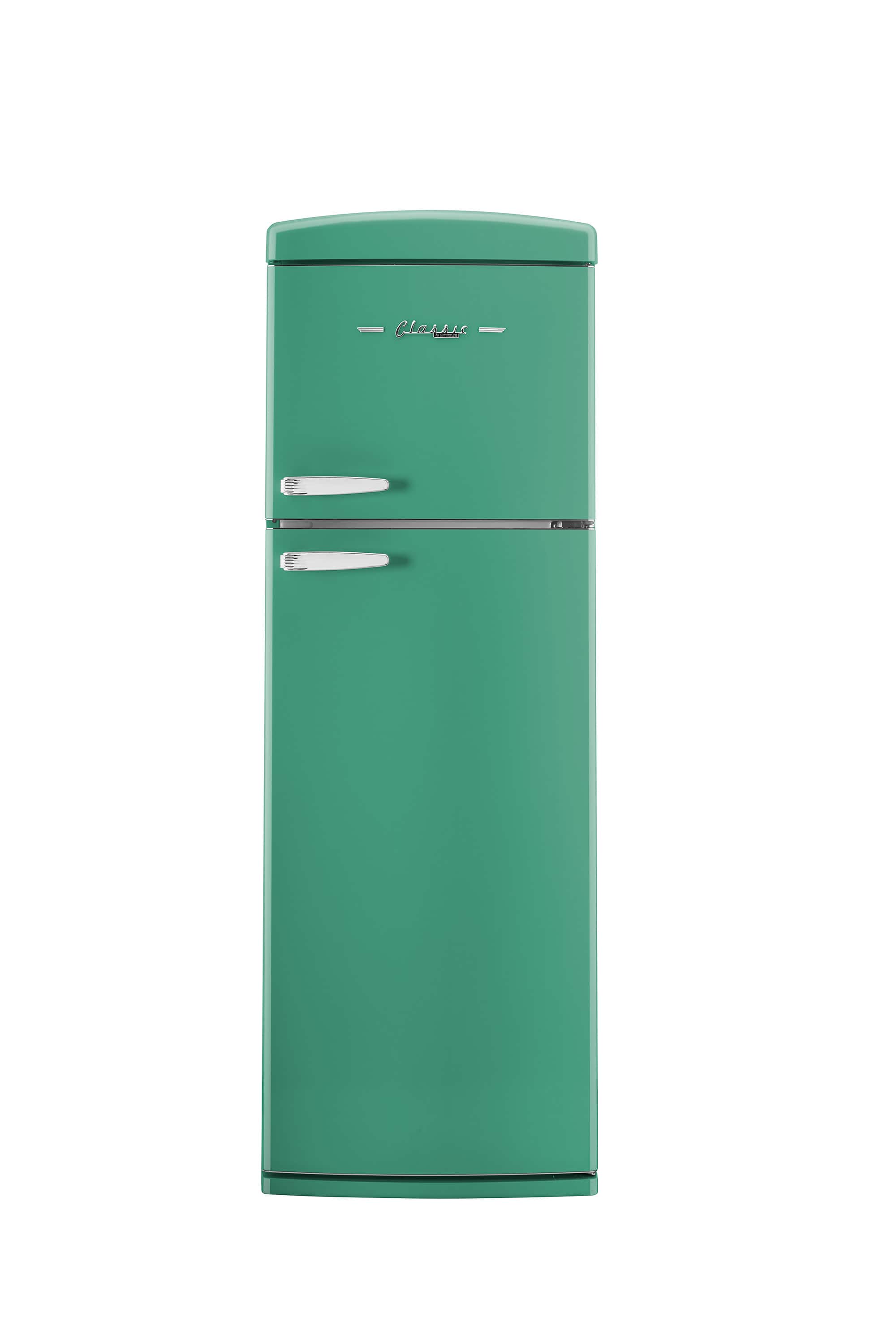 Unique Appliances - Classic Retro 11 cu.ft. Top Freezer Refrigerator - Ocean Mist Turquoise - Front_Zoom