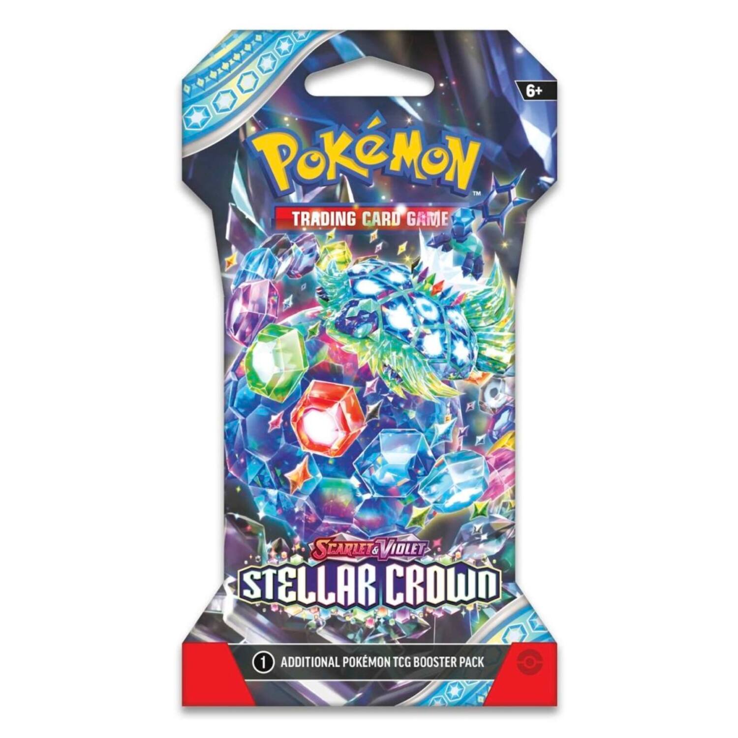 6+ Pokémon Trading Card Game Scarlet & Violet Stellar Crown 1 Additional Pokémon TCG Booster Pack