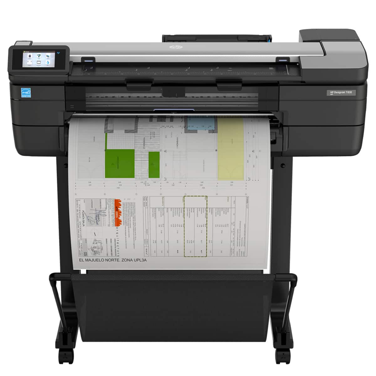 HP - DesignJet T830 Wireless 24" LF MFP Color Inkjet Plotter Printer