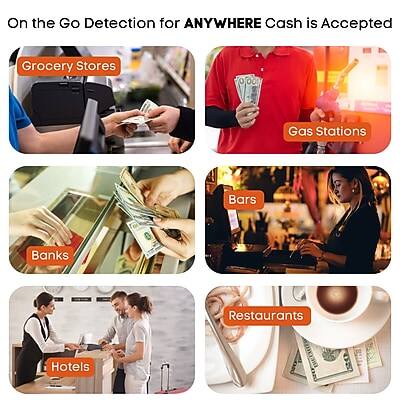 On the Go Detection for ANYWHERE Cash is Accepted

- Grocery Stores
- Gas Stations
- Bars
- Banks
- Restaurants
- Hotels