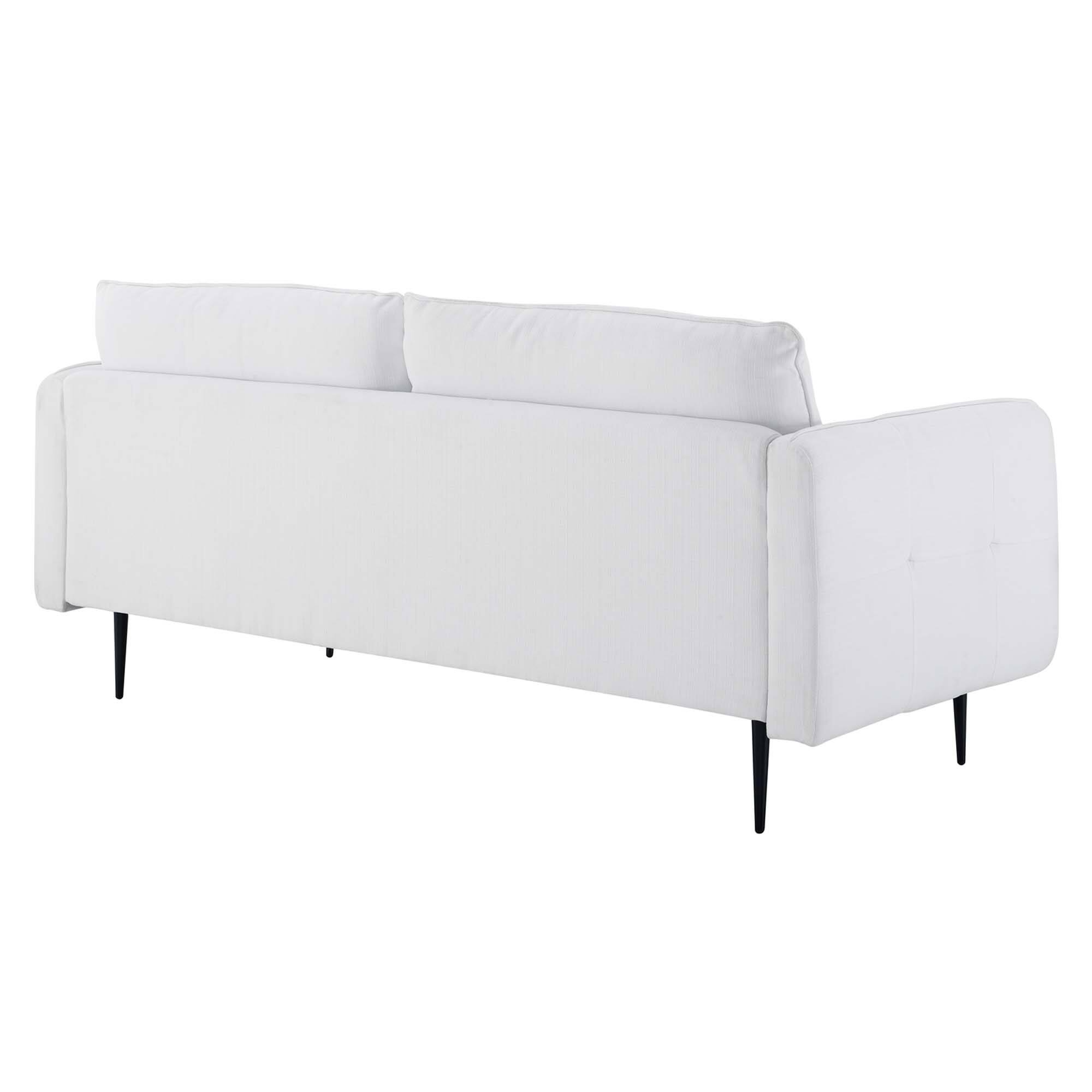Alt View 3. Modway - Cameron Tufted Fabric Sofa by Modway - White.