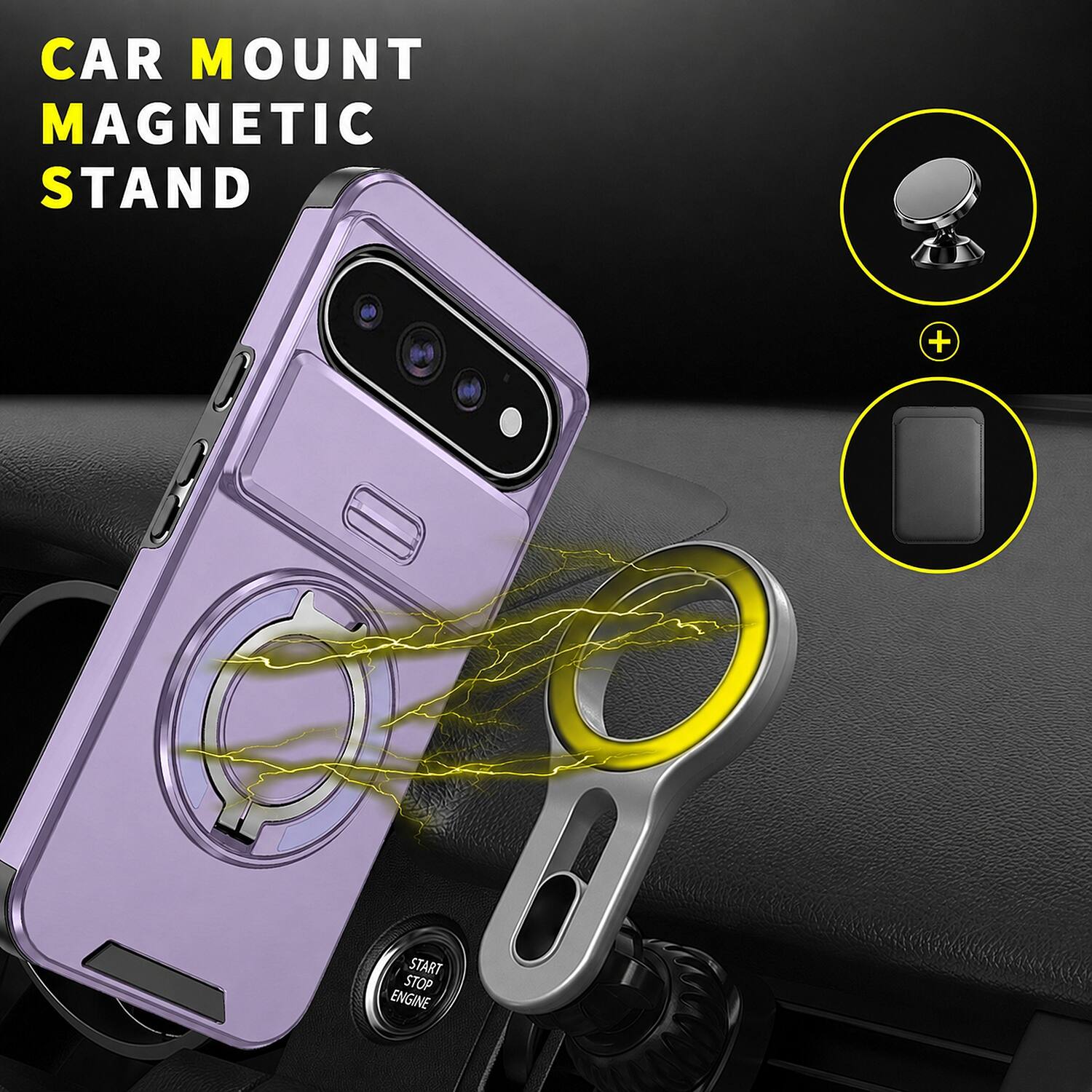 CAR MOUNT MAGNETIC STAND

START STOP ENGINE